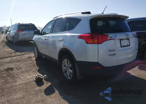 2014 Toyota Rav4 Limited z USA, uszkodzony, nr VIN 2T3YFREV0EW079747
